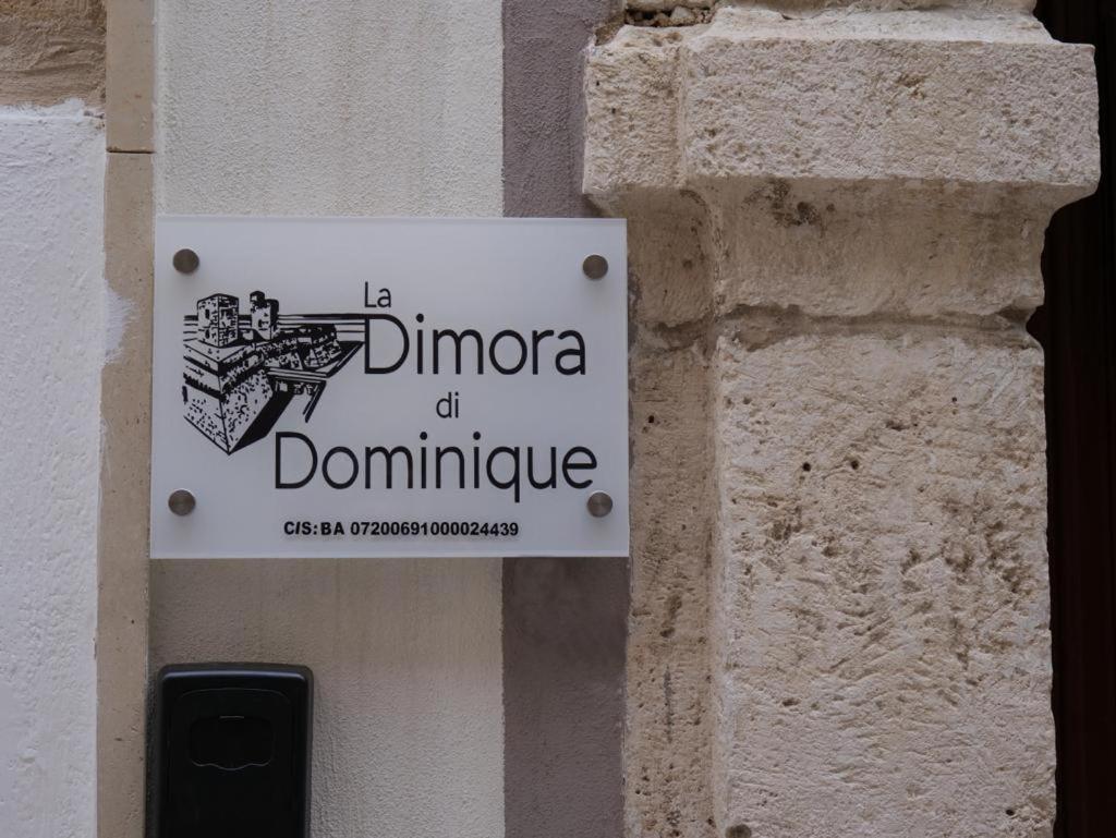 דירות בארי La Dimora Di Dominique מראה חיצוני תמונה